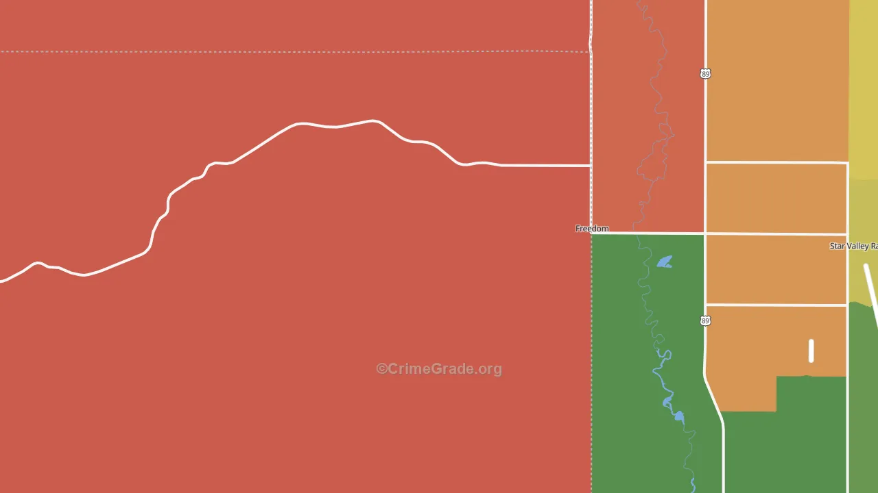 Freedom, ID Map of Theft Rates