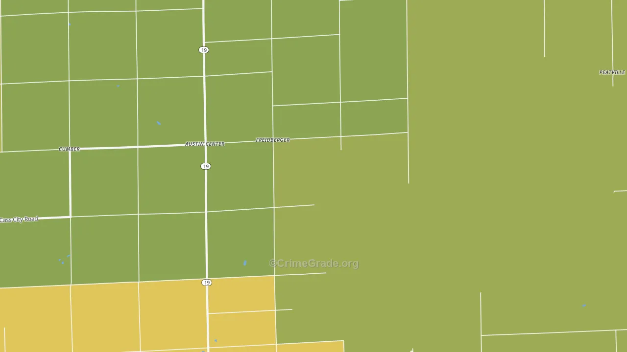 Freidberger, MI Map of Theft Rates