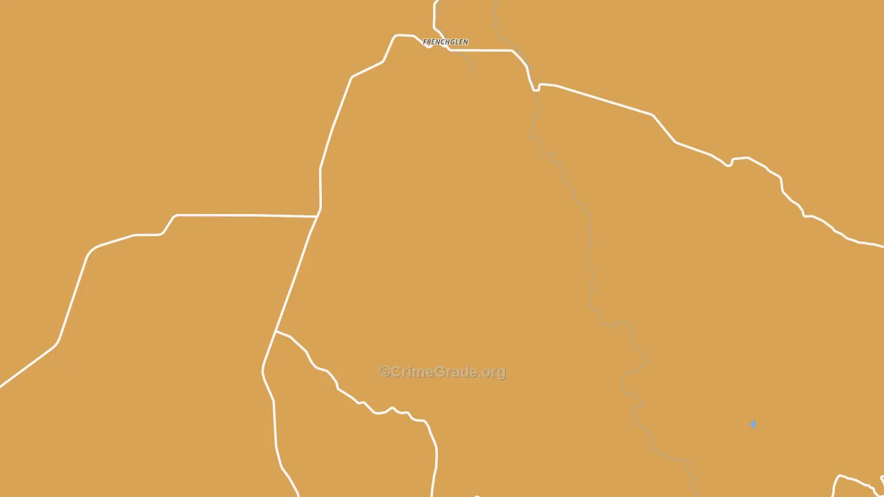 Frenchglen, OR Map of Theft Rates