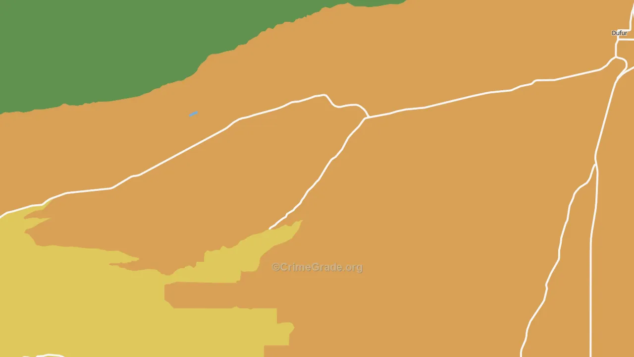 Friend, OR Map of Theft Rates