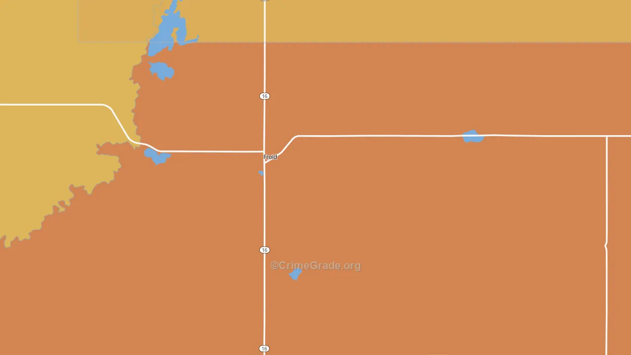 Froid, MT Map of Theft Rates