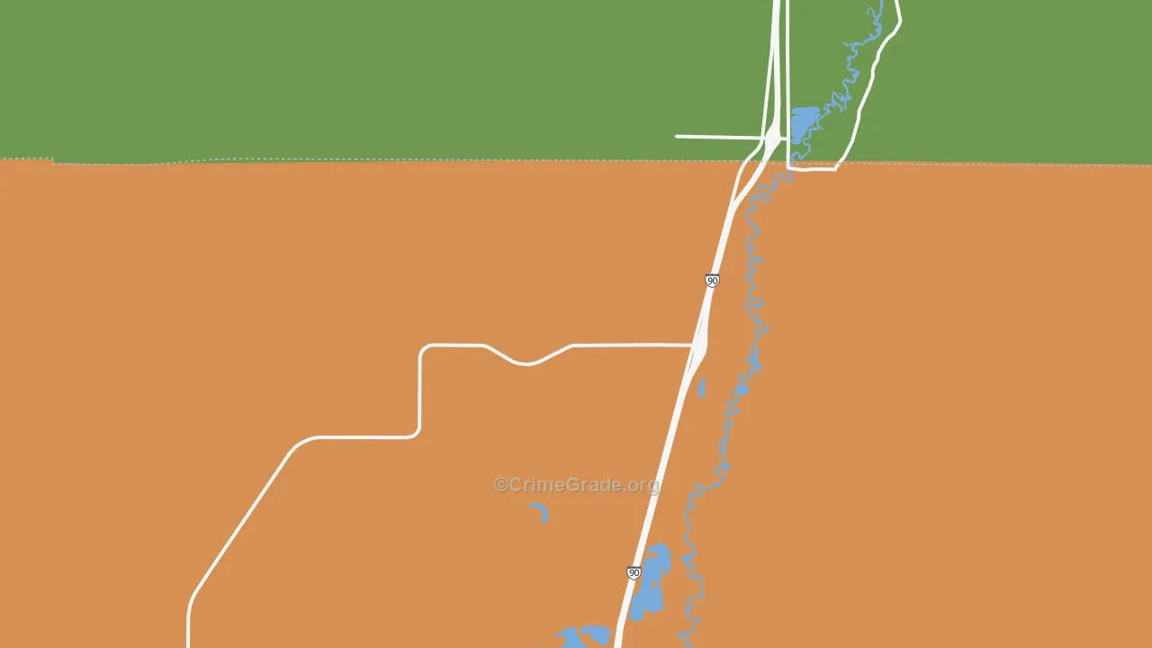 Galen, MT Map of Theft Rates
