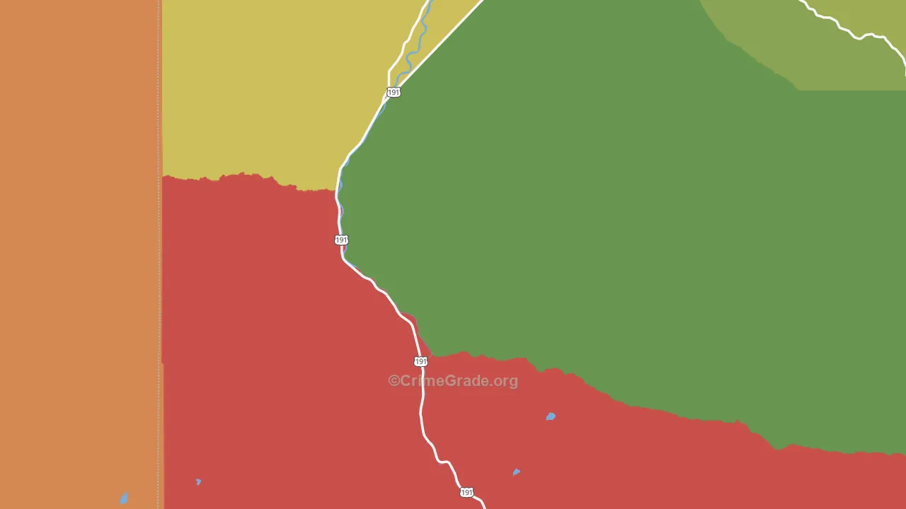 Gallatin Gateway, MT Map of Theft Rates