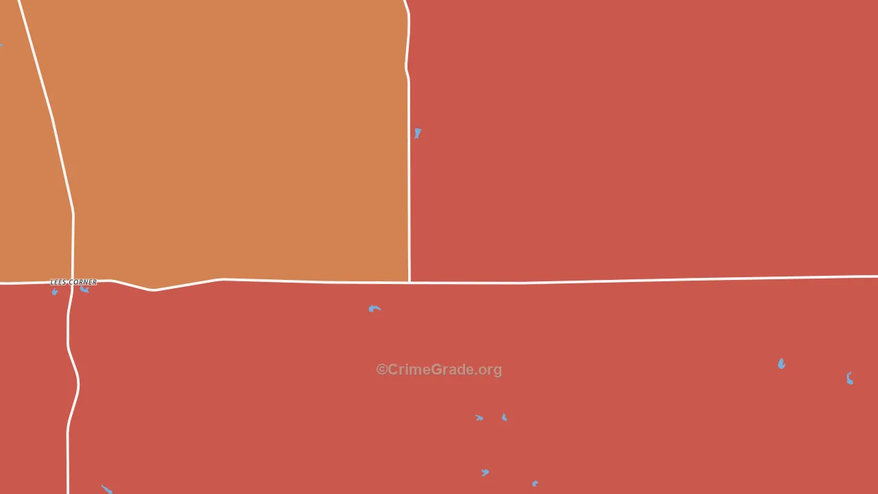 Gann Valley, SD Map of Theft Rates