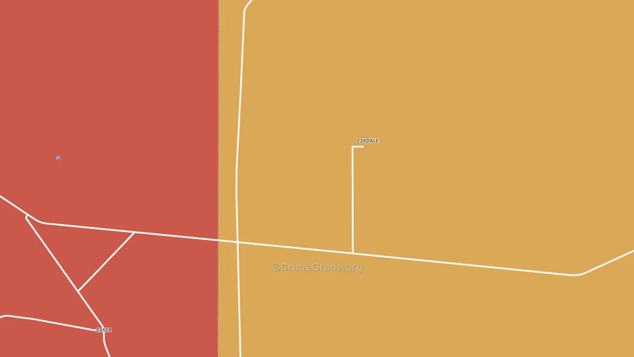 Garrison, UT Map of Theft Rates
