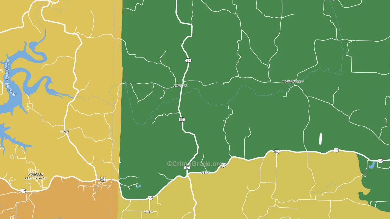 Gepp, AR Map of Theft Rates