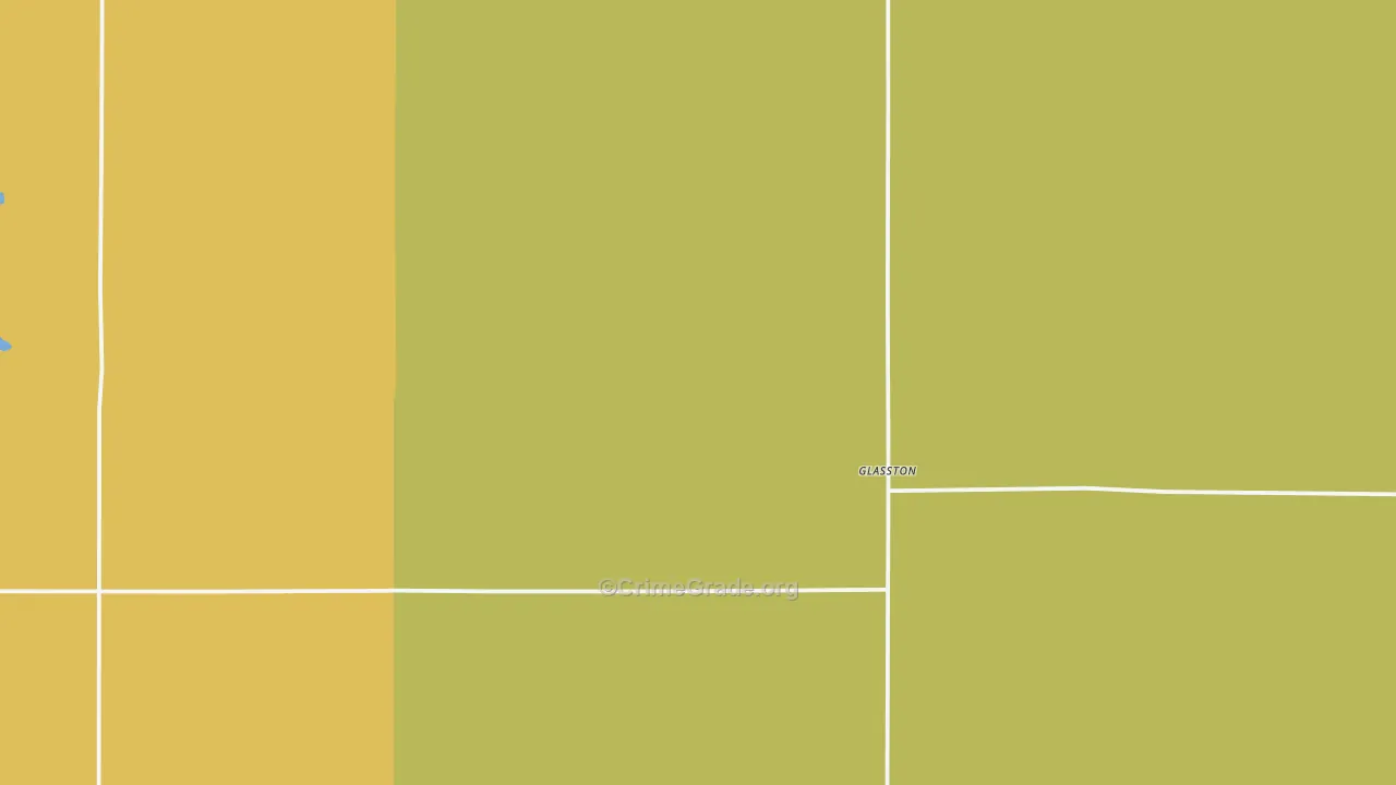 Glasston, ND Map of Theft Rates