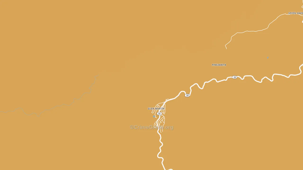 Glen Martin, CA Map of Theft Rates