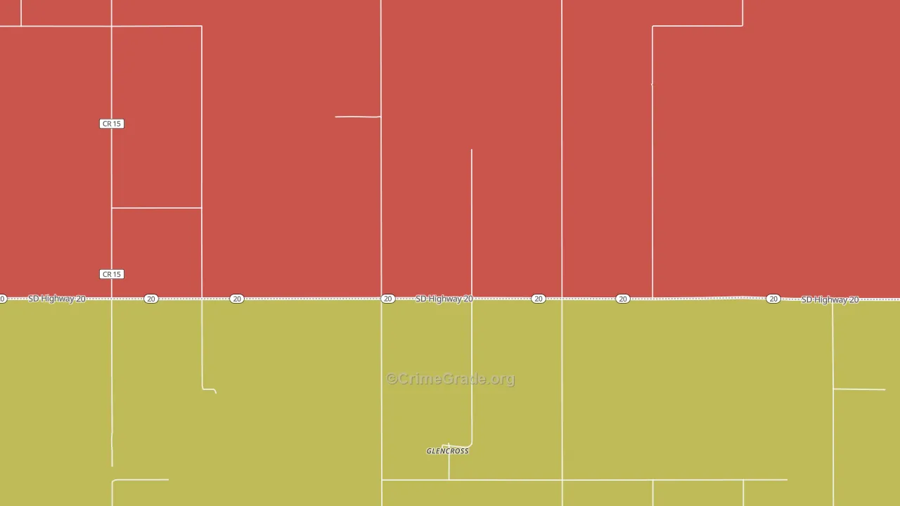 Glencross, SD Map of Theft Rates
