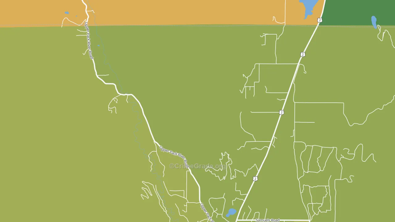 Glengary, ID Map of Theft Rates