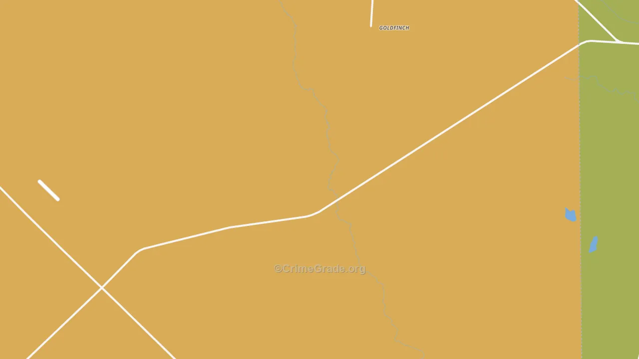Goldfinch, TX Map of Theft Rates