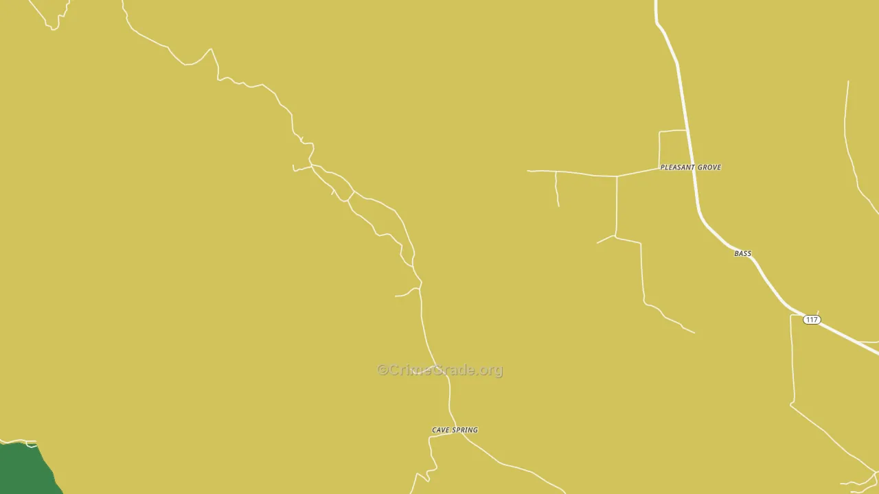 Gonce, AL Map of Theft Rates