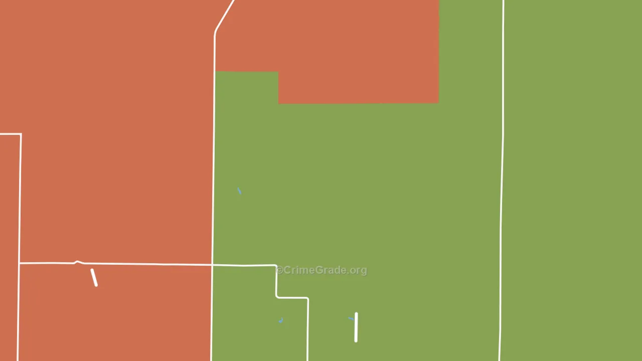 Gove, KS Map of Theft Rates
