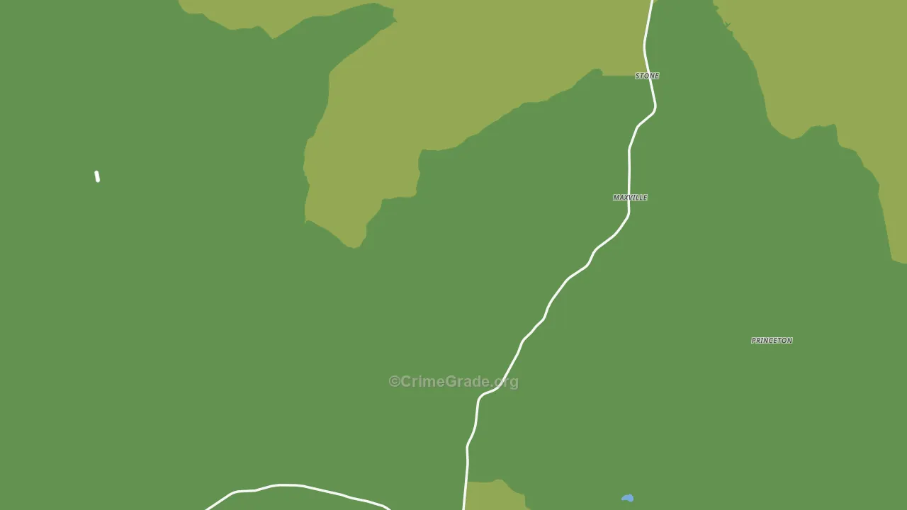 Granite County, MT Map of Theft Rates