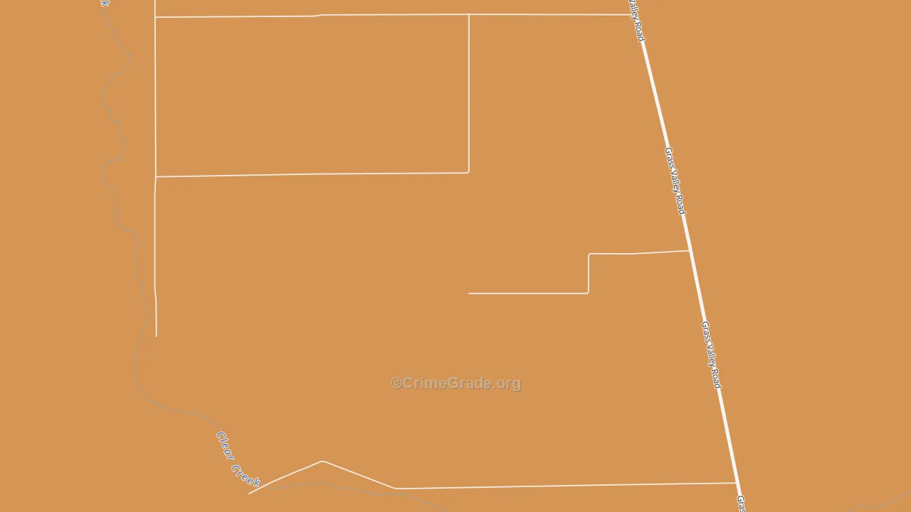 Grass Valley, NV Map of Theft Rates