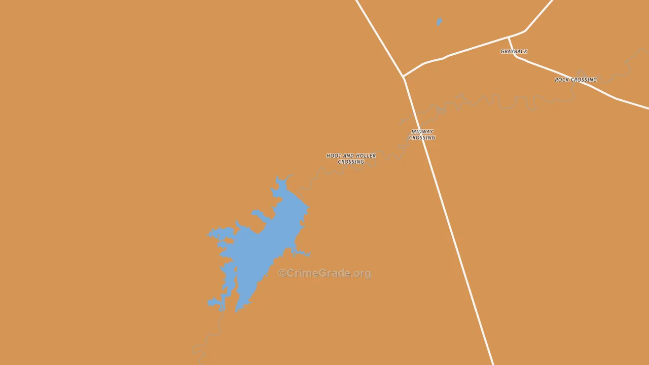 Grayback, TX Map of Theft Rates