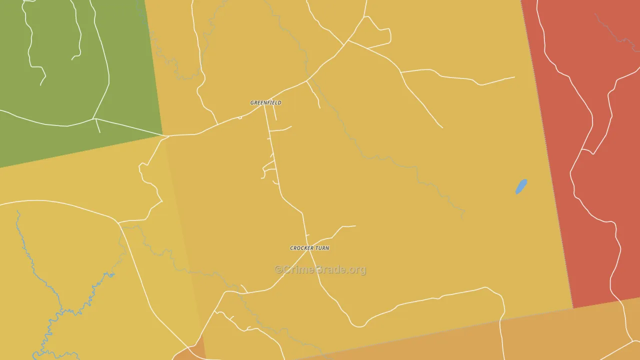 Greenfield, ME Map of Theft Rates