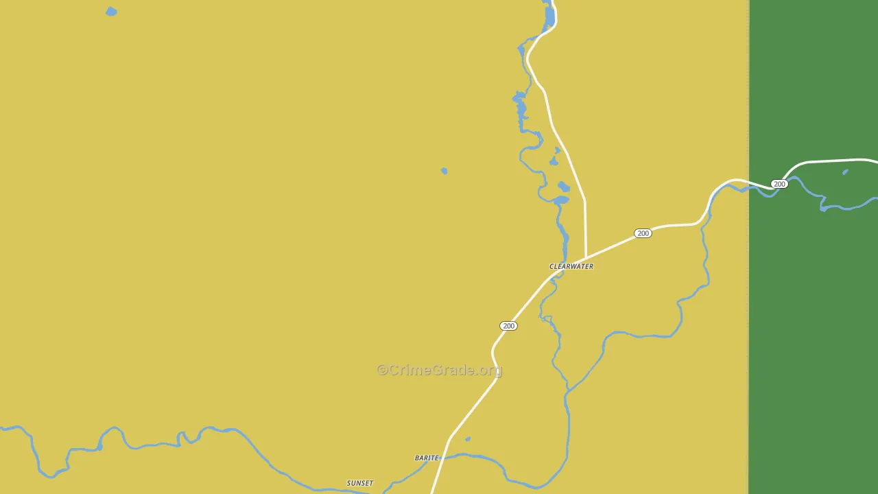 Greenough, MT Map of Theft Rates