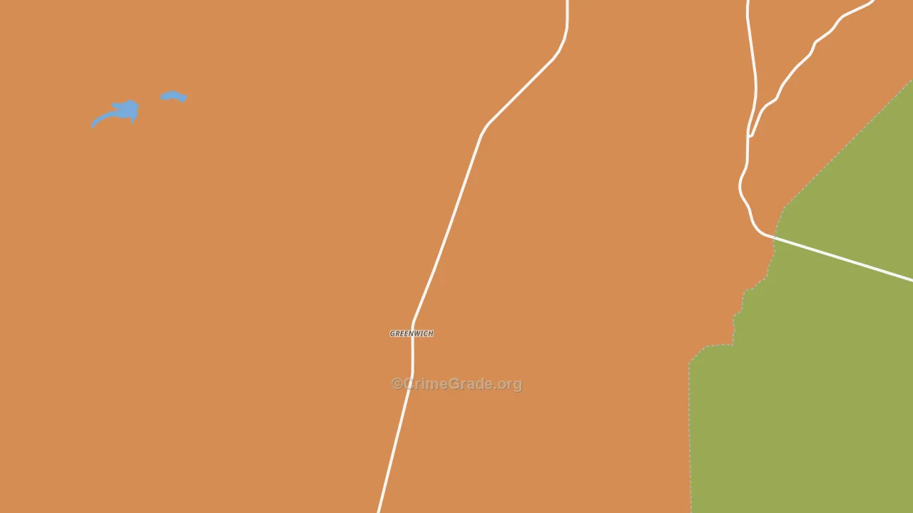 Greenwich, UT Map of Theft Rates