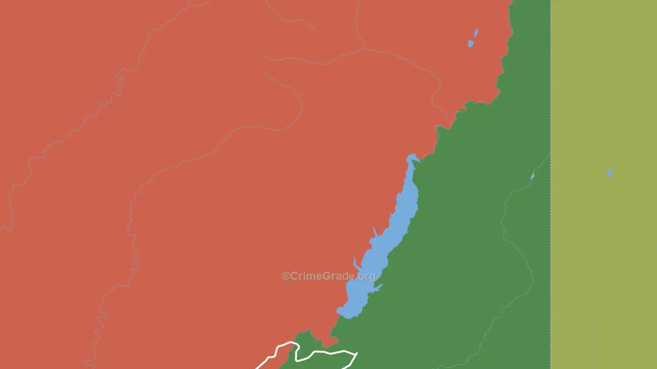Grisdale, WA Map of Theft Rates