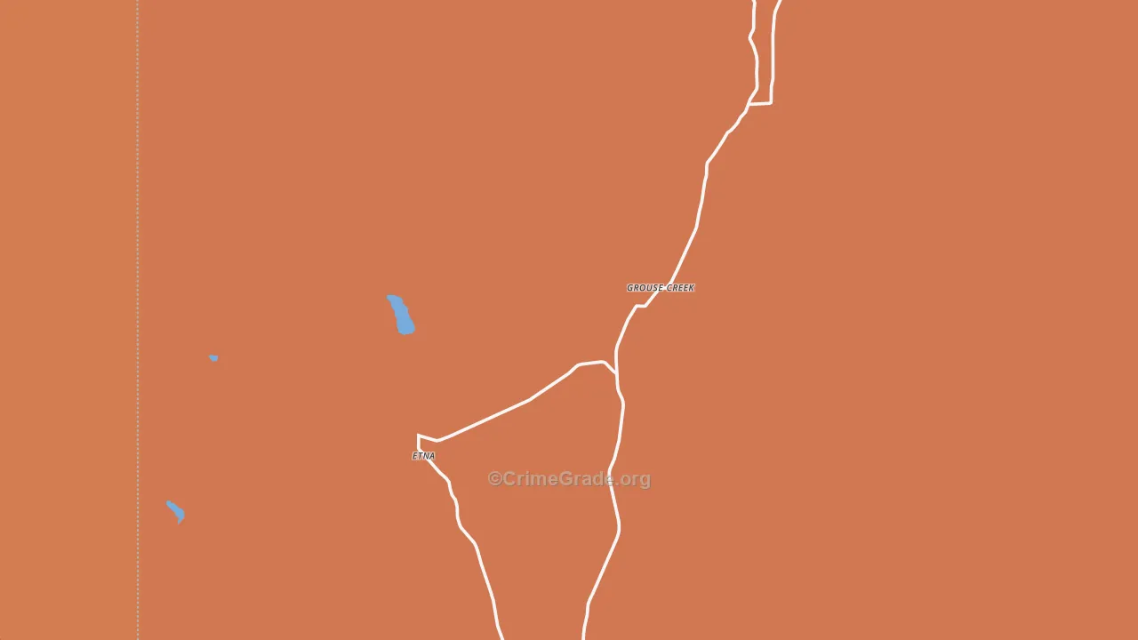 Grouse Creek, UT Map of Theft Rates