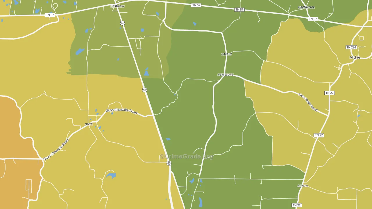 Guys, TN Map of Theft Rates