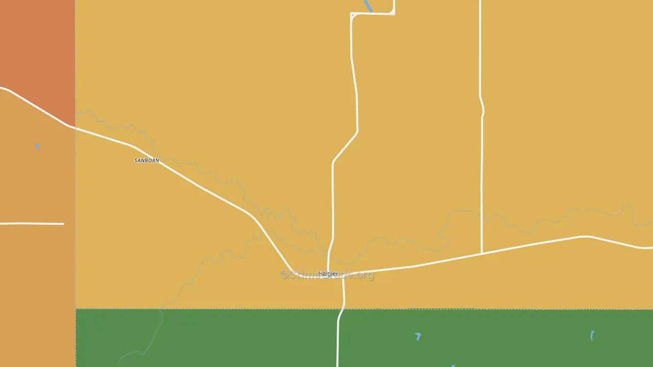 Haigler, NE Map of Theft Rates