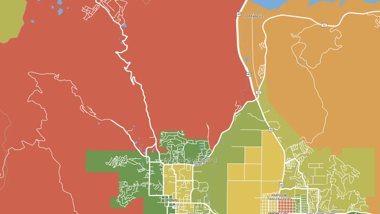 Hailstone, UT Map of Theft Rates
