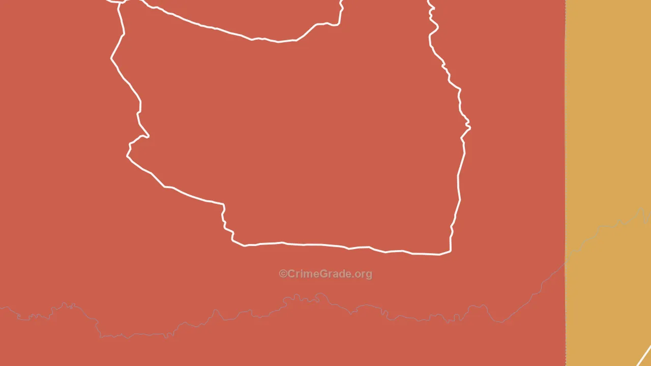 Halsey, NE Map of Theft Rates