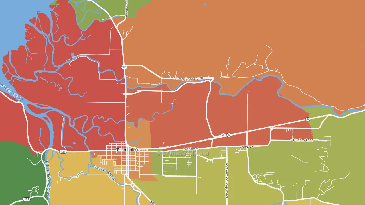Hathaway Mead, OR Map of Theft Rates