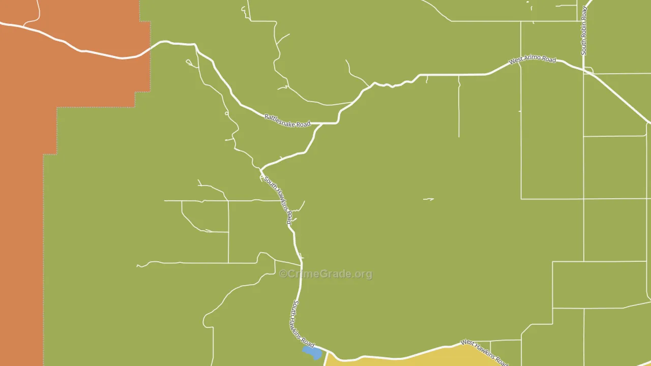 Hawkins, ID Map of Theft Rates
