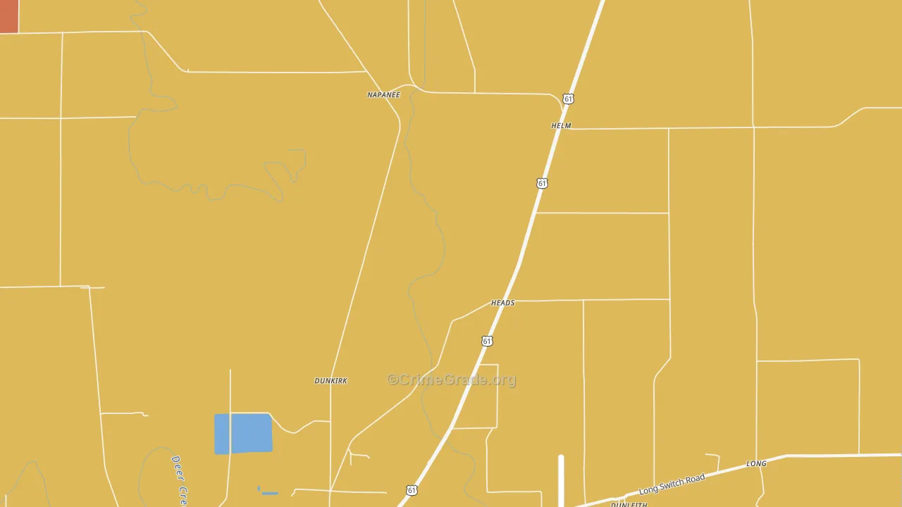 Heads, MS Map of Theft Rates