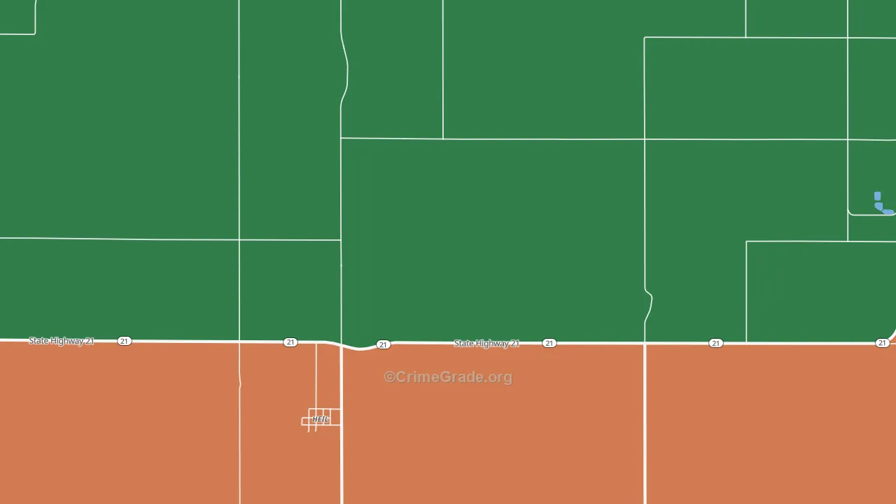 Heil, ND Map of Theft Rates