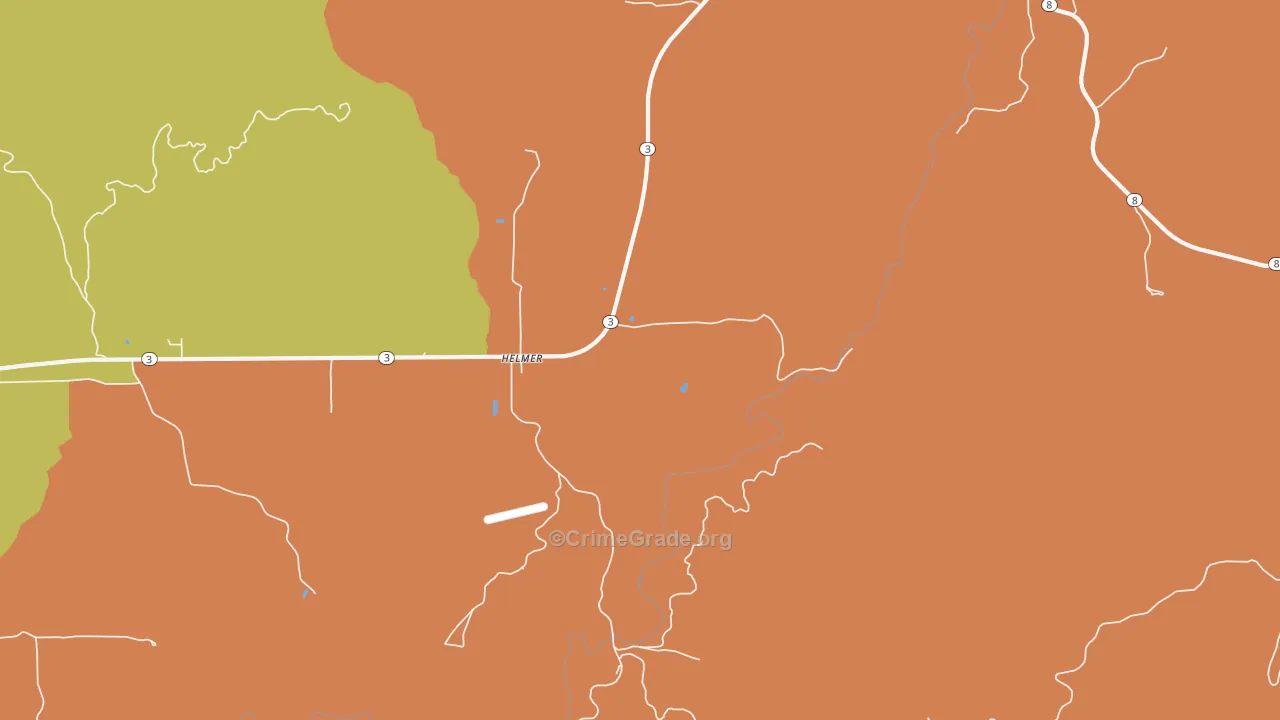 Helmer, ID Map of Theft Rates