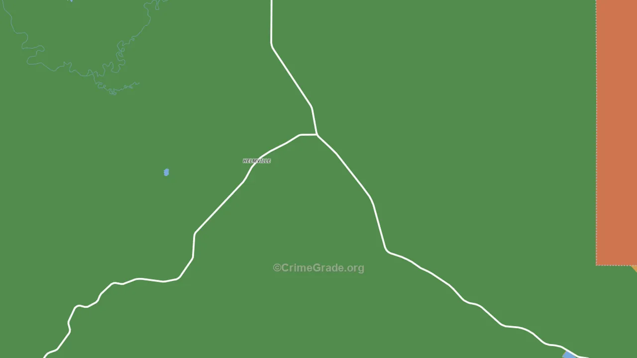 Helmville, MT Map of Theft Rates