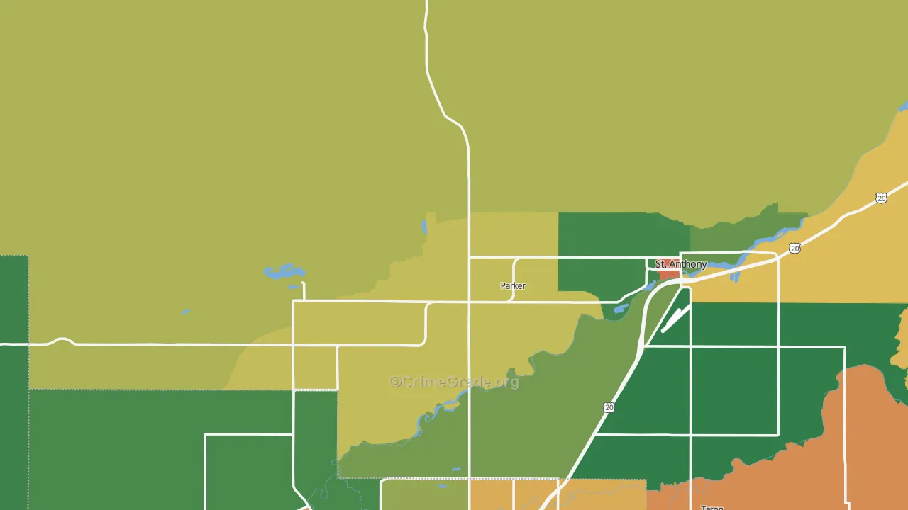 Heman, ID Map of Theft Rates