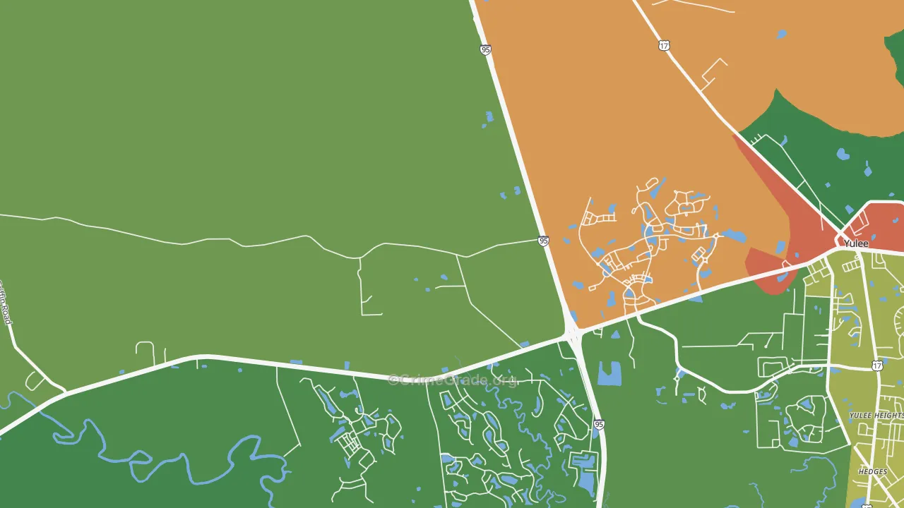 Hero, FL Map of Theft Rates