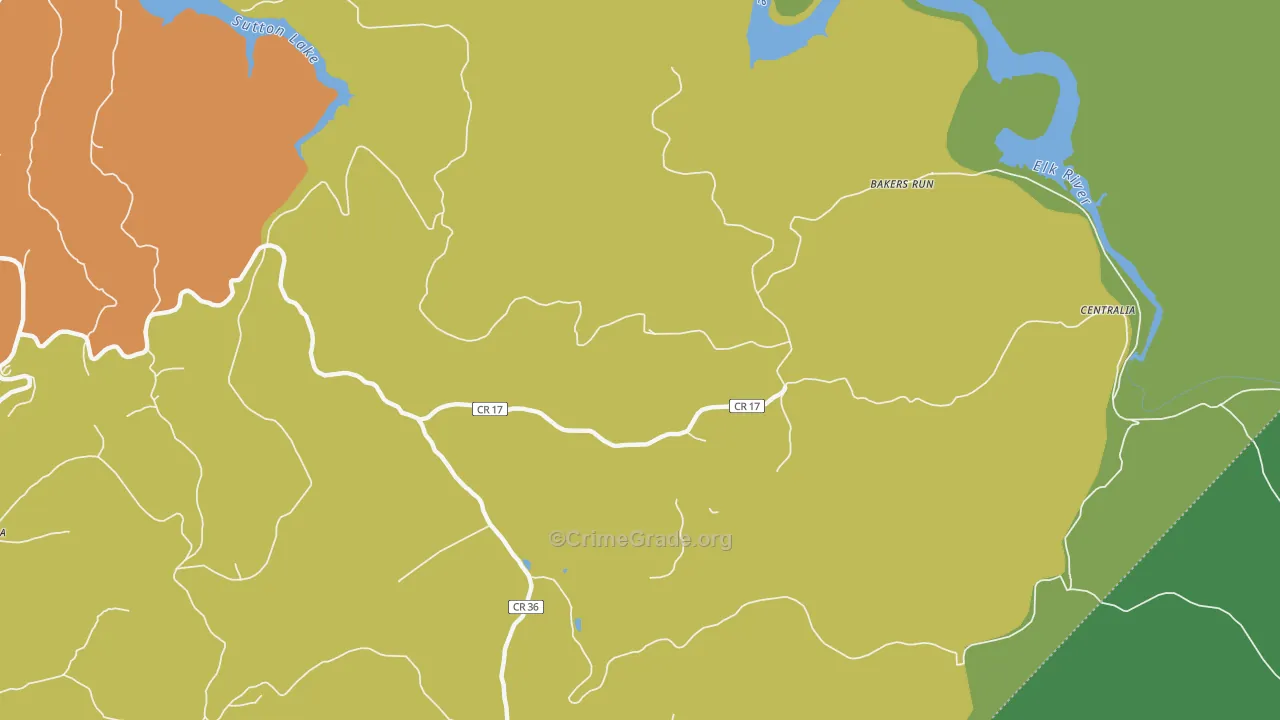 Herold, WV Map of Theft Rates