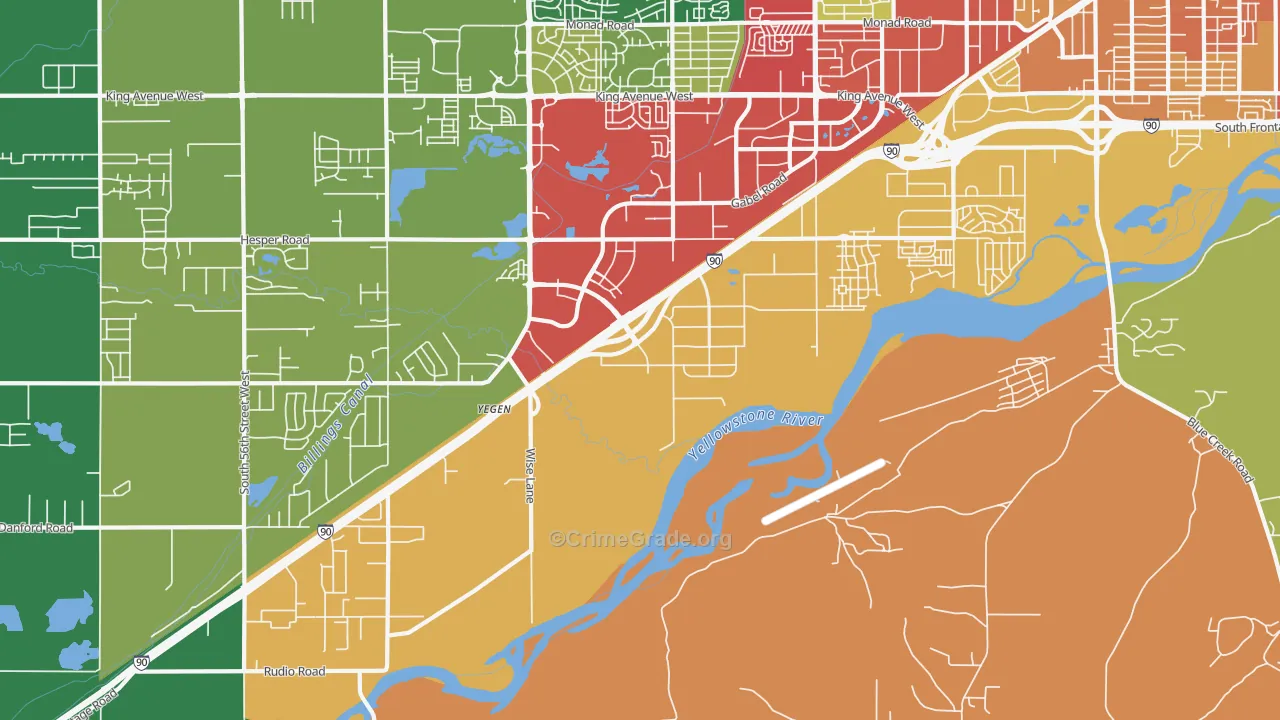 Hesper, MT Map of Theft Rates