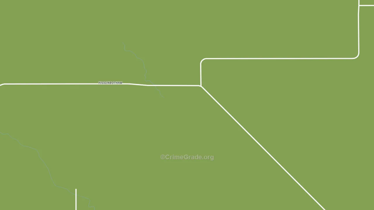 Higginbotham, TX Map of Theft Rates