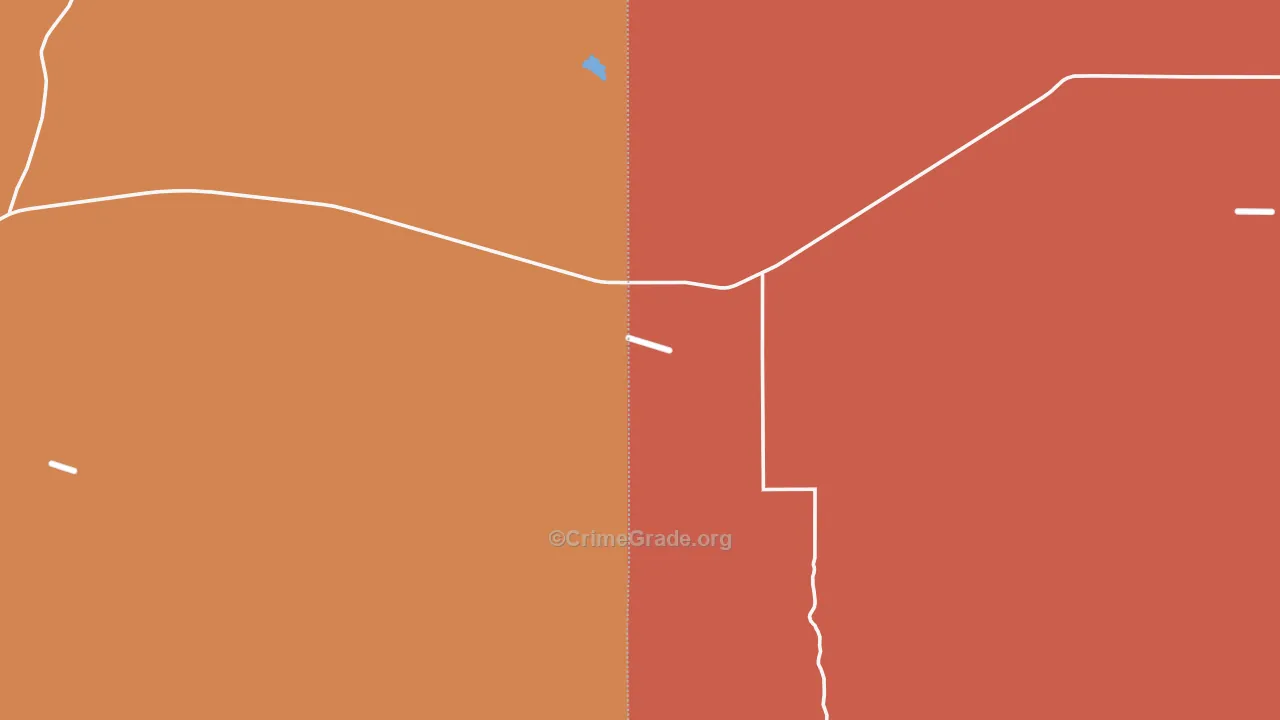 Hill City, ID Map of Theft Rates