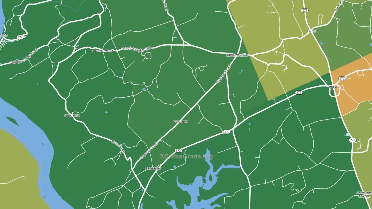 Holtwood, PA Map of Theft Rates