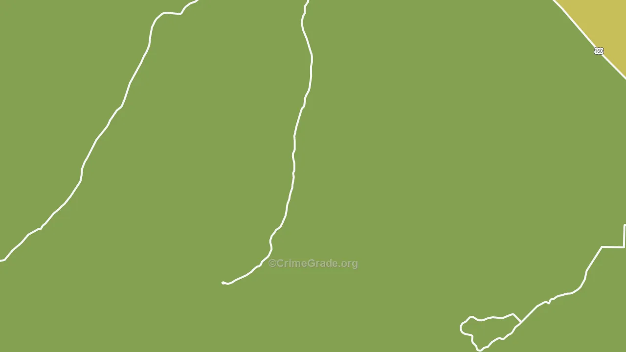 Homelake, CO Map of Theft Rates