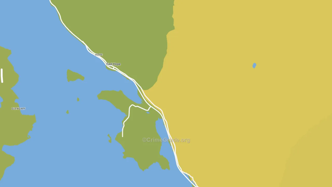 Hope, ID Map of Theft Rates
