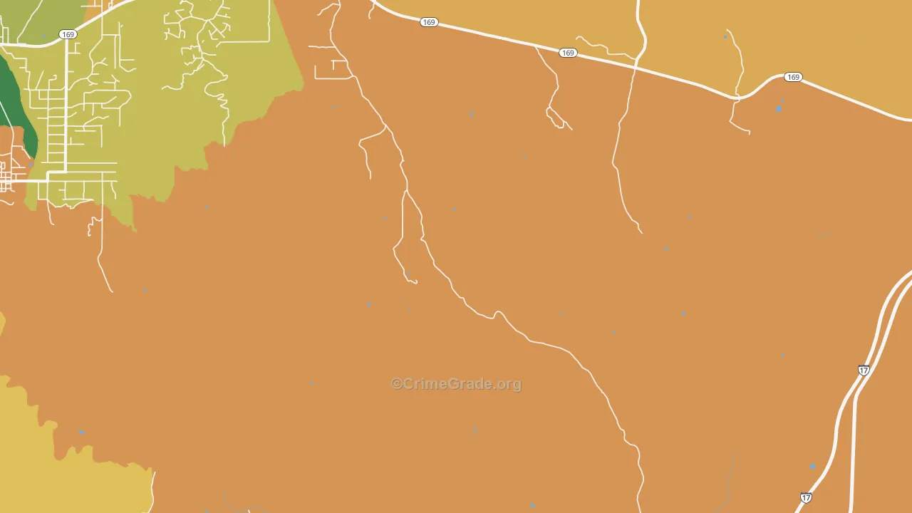 Horse Thief, AZ Map of Theft Rates