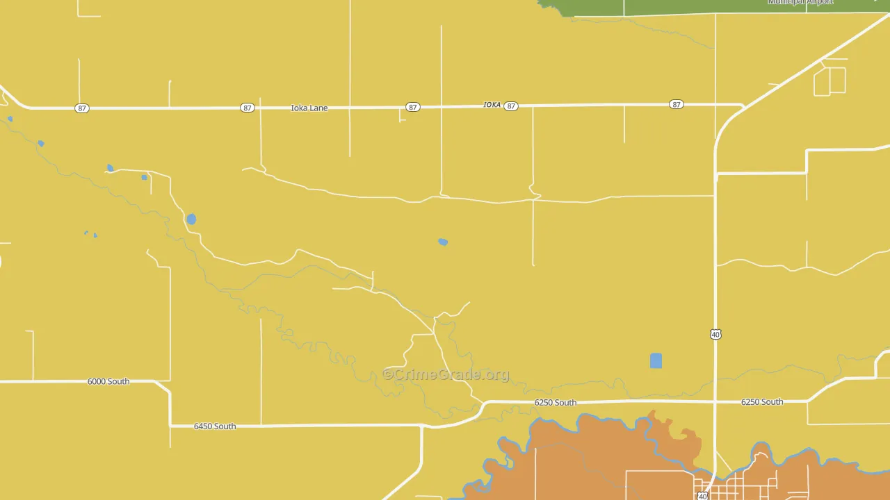 Ioka, UT Map of Theft Rates