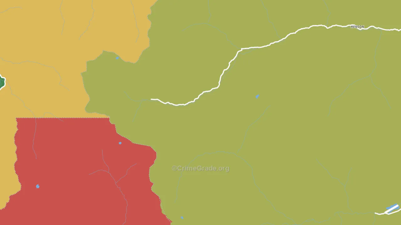 Ironton, CO Map of Theft Rates