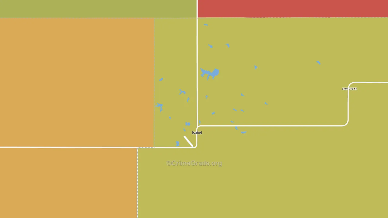 Isabel, SD Map of Theft Rates