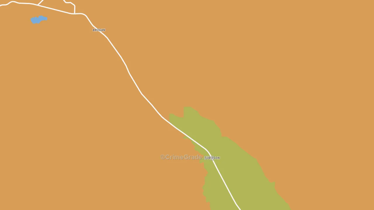 Jamieson, OR Map of Theft Rates