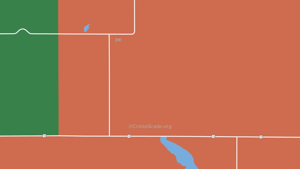 Java, SD Map of Theft Rates